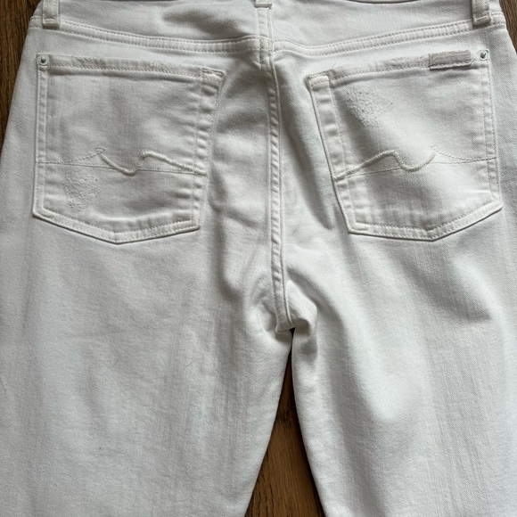 7 for all mankind white jeans - Picture 7 of 7